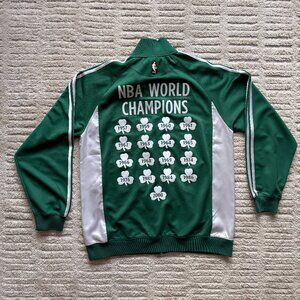 Boston Celtics Anniversary Edition Adidas Track Jacket, Men's Large